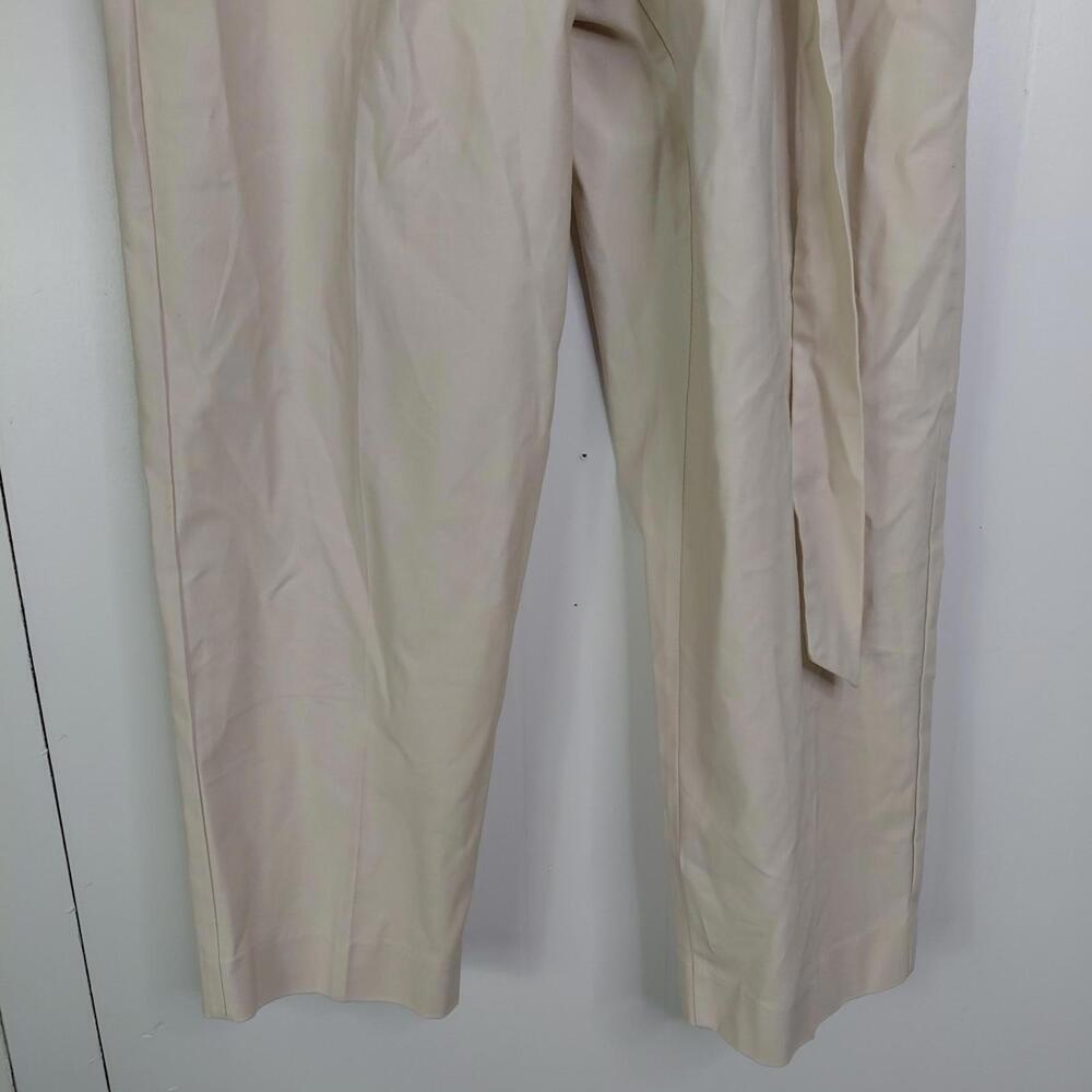 Ann Taylor Pants Womens 8 Tie Waist Tapered Paperbag Capsule Career Office Work - Picture 3 of 9